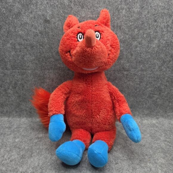 Kohls Cares Dr Seuss Red Fox in Socks Plush 15 Inch Stuffed Animal Toy - Picture 2 of 9